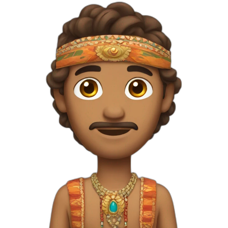 jim carry indian dressup emoji