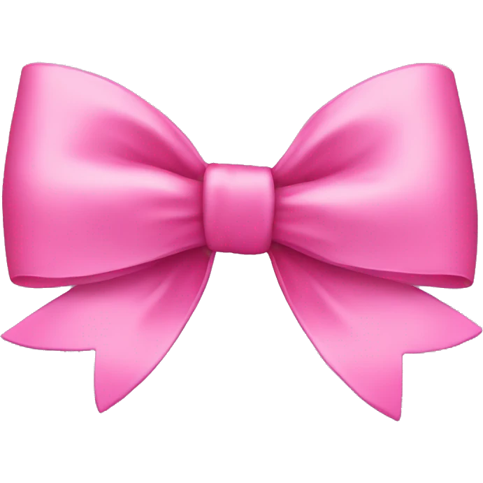 pink bow emoji