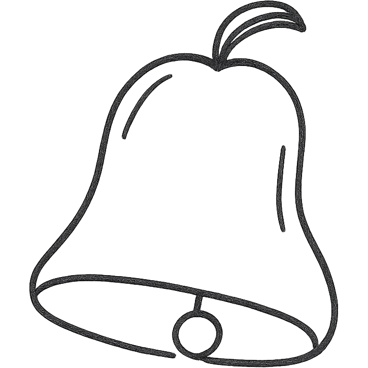 peach bell emoji