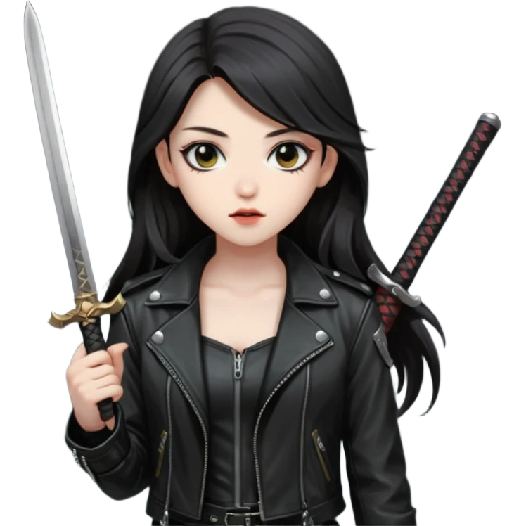 Rumi from K-pop demon hunters emoji