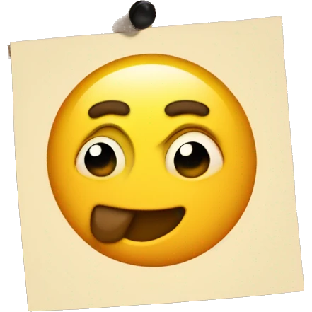 thumbpin on a corkboard emoji