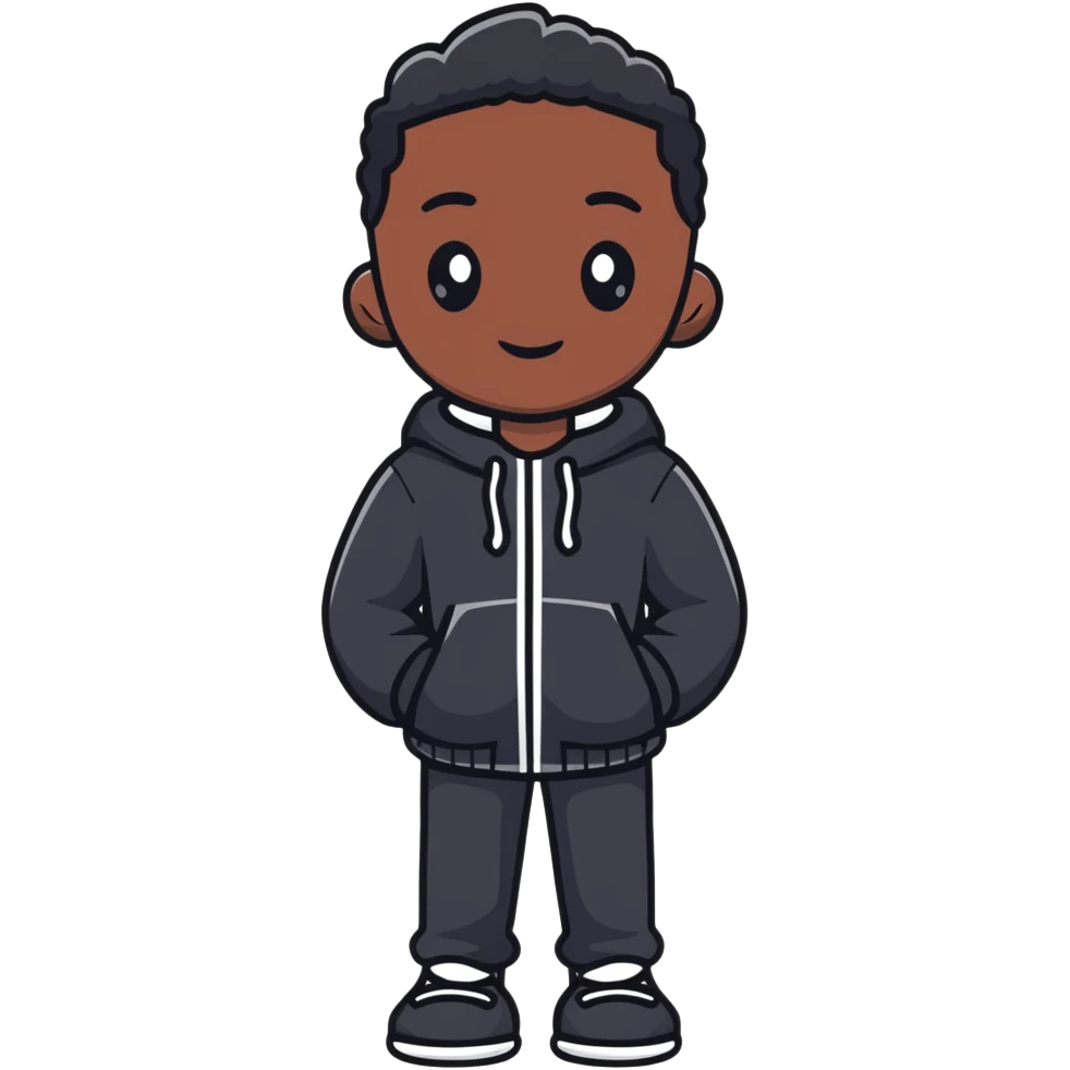A black slave emoji