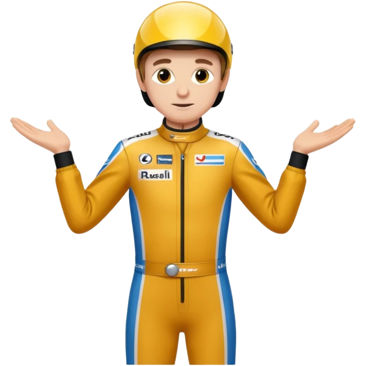 George Russel T pose emoji