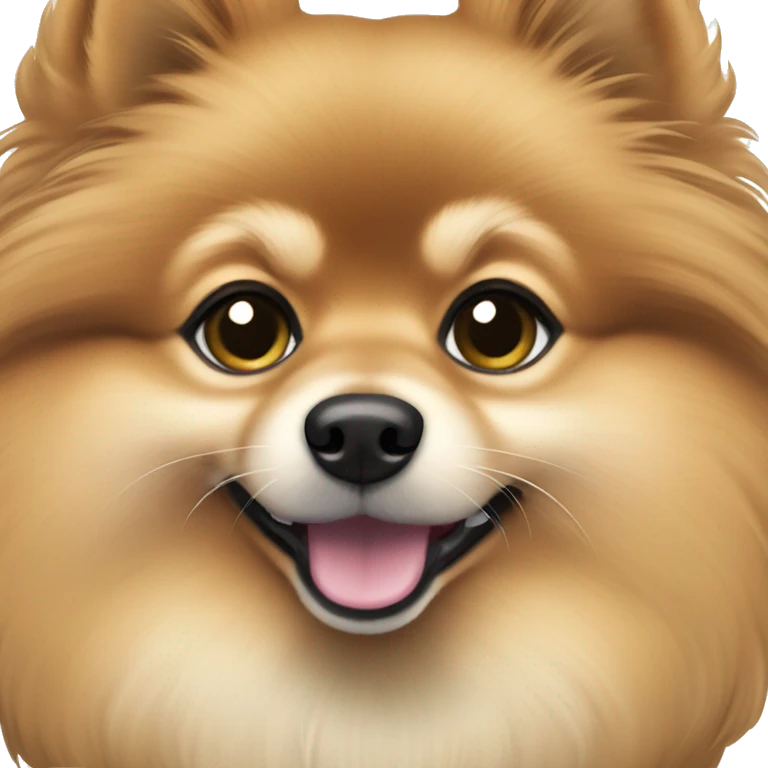Pomeranian sable color emoji