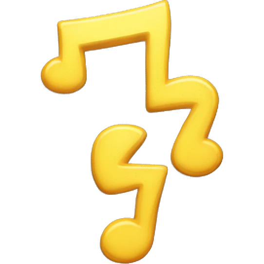 musical lightning emoji