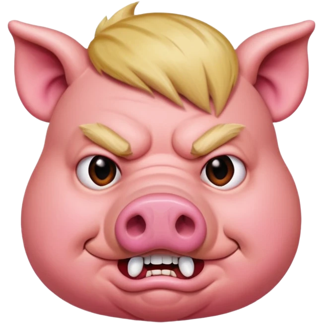 Trump pig real emoji
