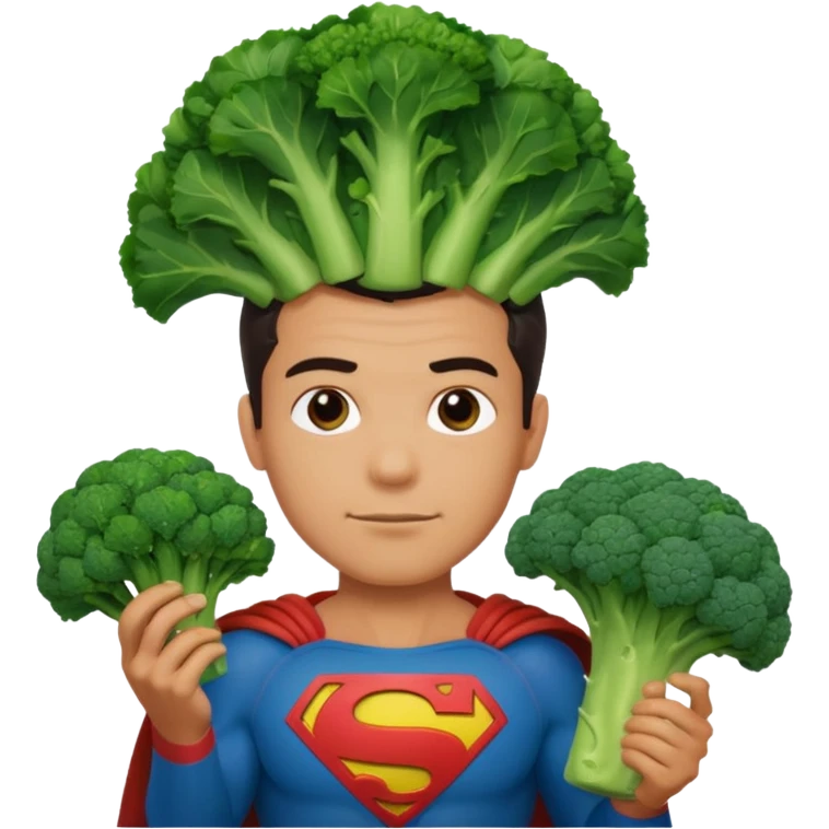 brocoli superman emoji
