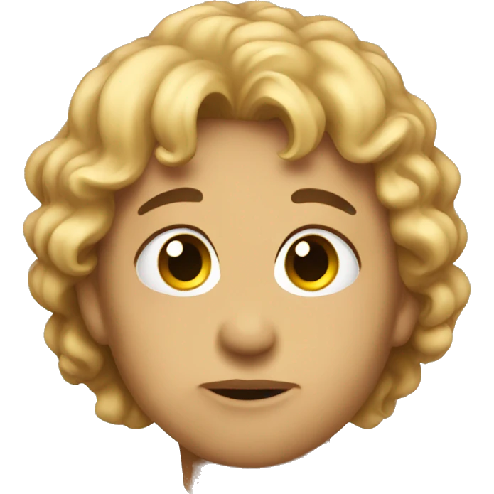 A very small kiss emoji