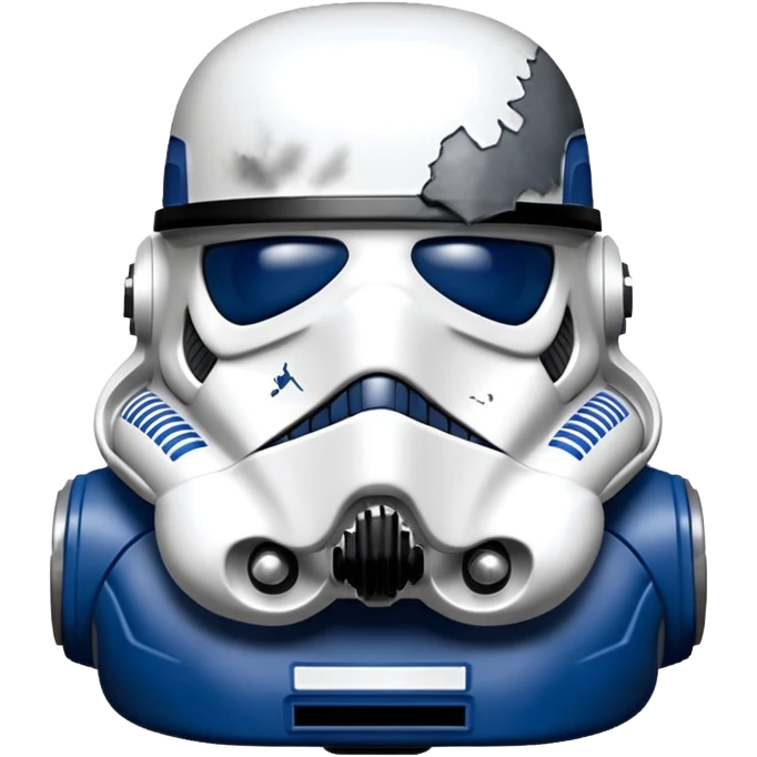 Star Wars storm trooper evil darkly night blue Dirty and dented Local Motors Rally Fighter off road race car hot rod meets 2013 Toyota 86 trophy truck-style basher flying on a dusty road (silver wheels) emoji