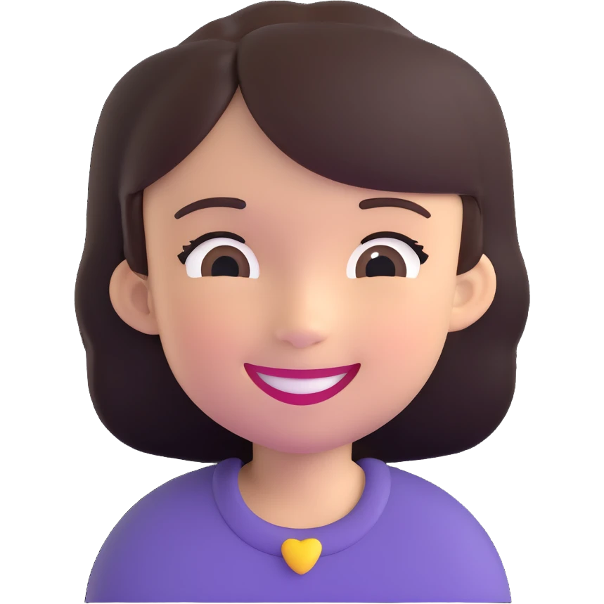 smiling girl emoji