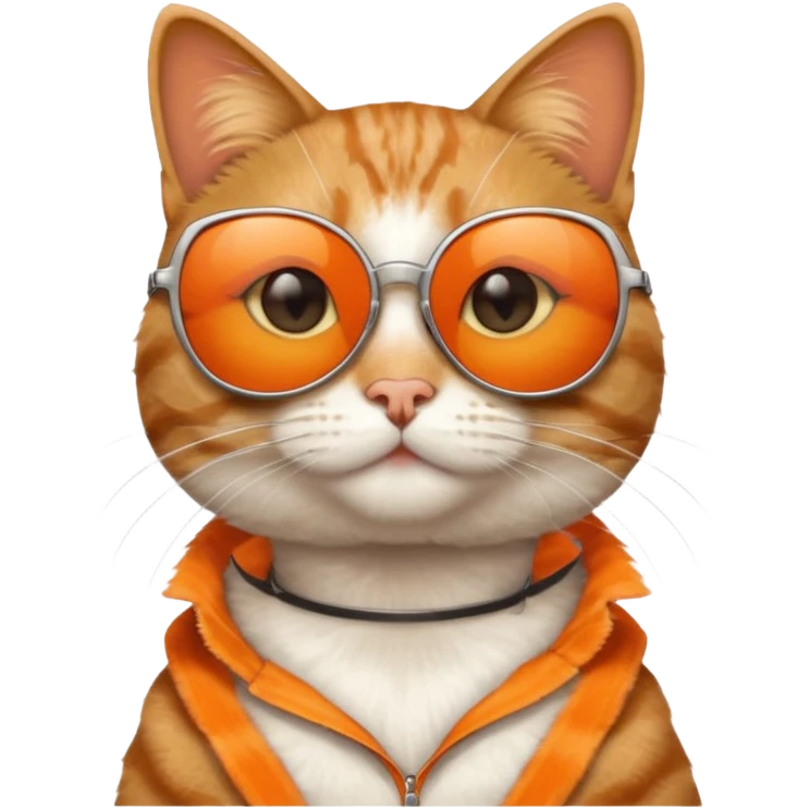 Cat wearing sunglasses emoji