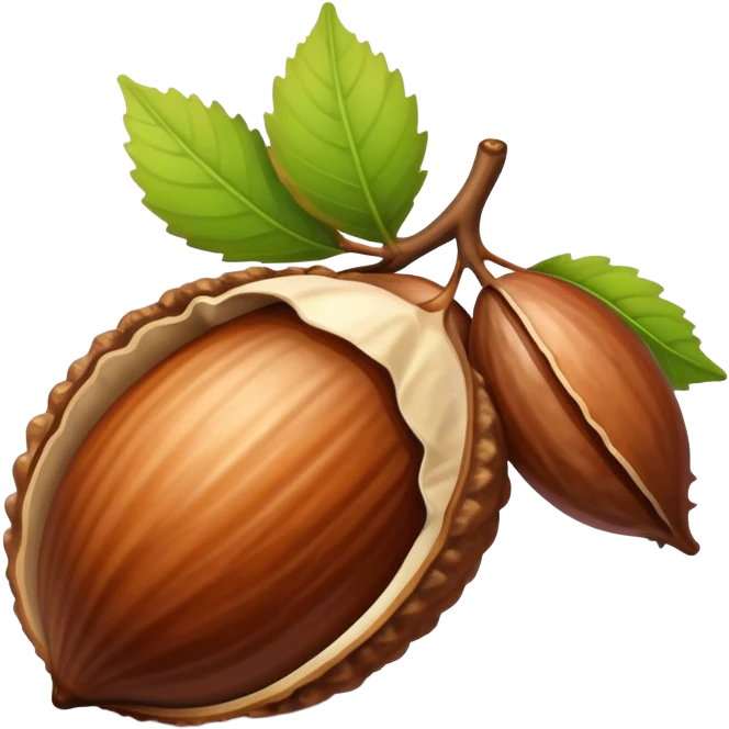 Hazelnut emoji