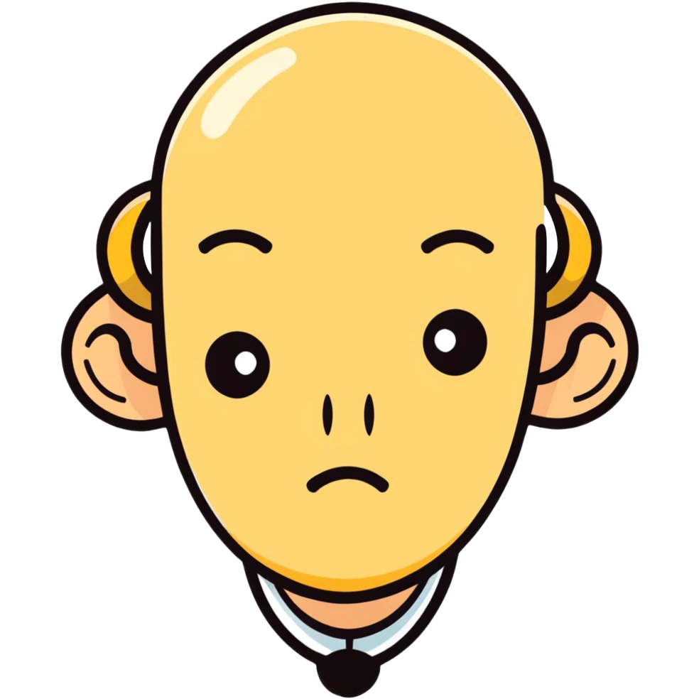 face with skeptical expression and disapproval emoji