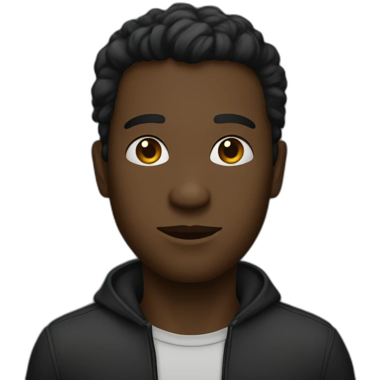 Humain noir qui est menottées emoji