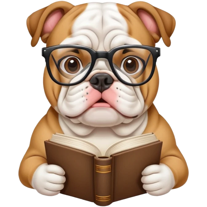 bulldog ingles adult bookseller emoji