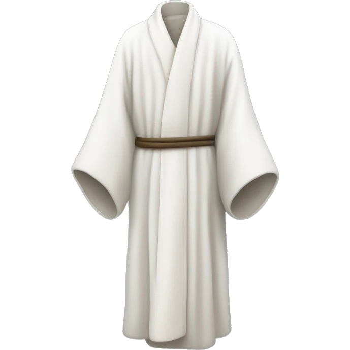 White robe emoji