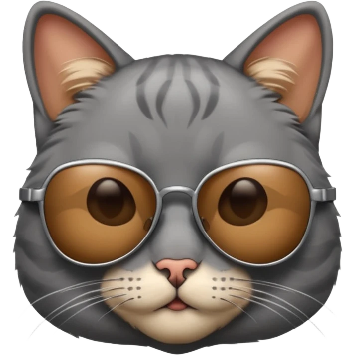 Cat wearing sunglasses emoji