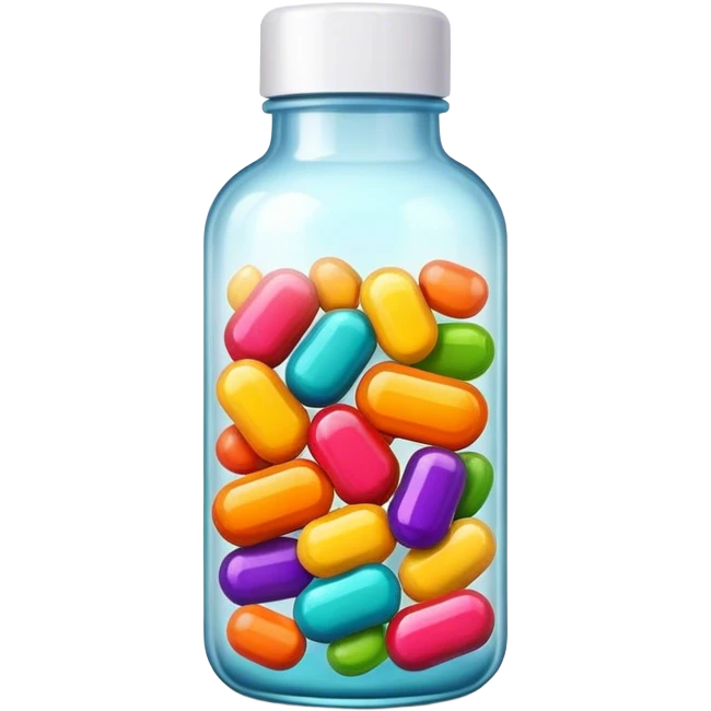 vitamins in bottle emoji