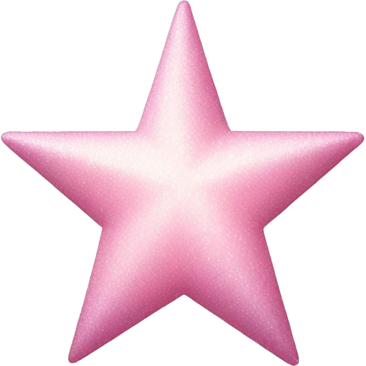 pale pink star sparkle emoji
