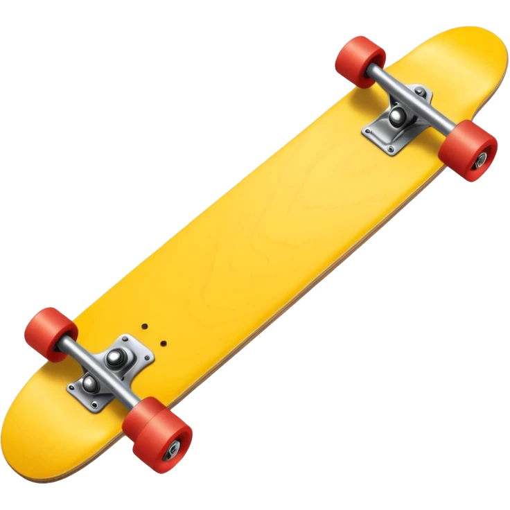 Skate board, yellow emoji