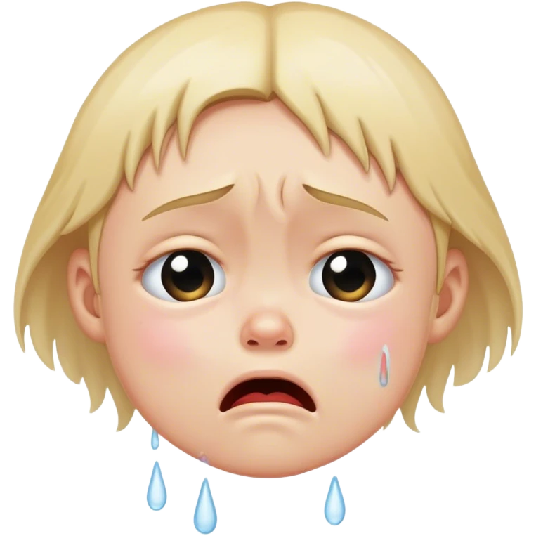 a crying child  emoji