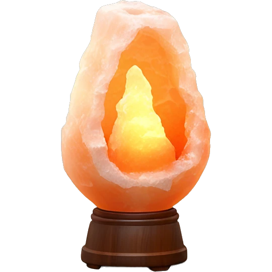 Himalaya’s salt lamp with warm light  emoji