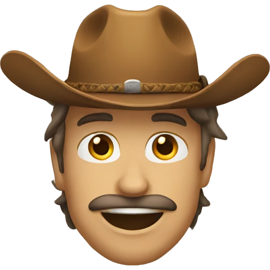 chapeau de cowboy emoji