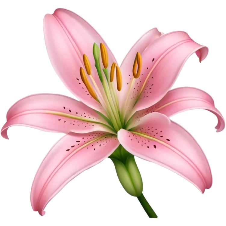 light pink lilium emoji