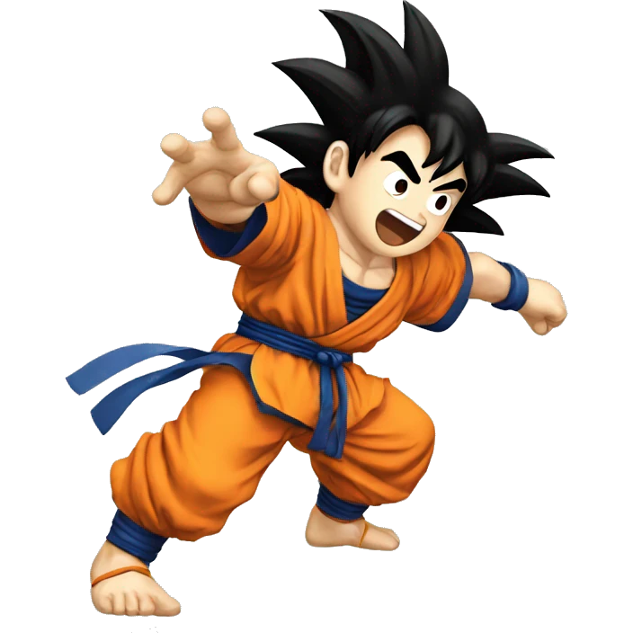 Sangoku rizzing emoji
