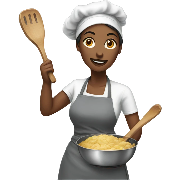 Woman cooking emoji