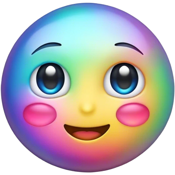 Small Iridesent Emoj emoji