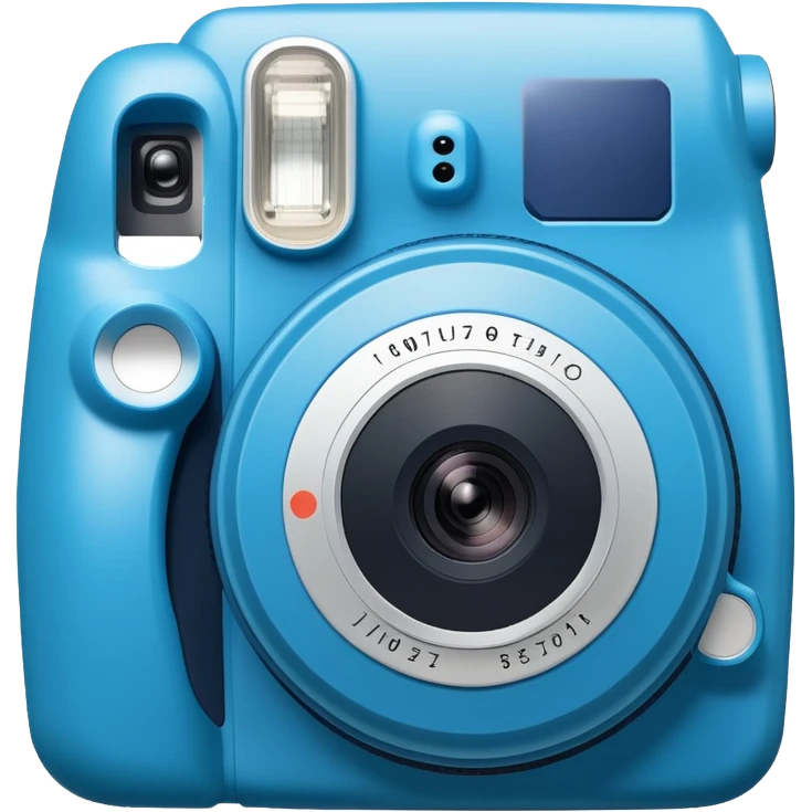 blue instax camera emoji