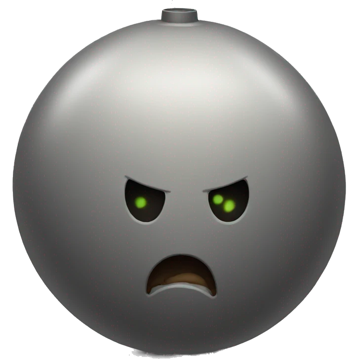 sad bomb emoji