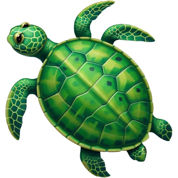 turtle overhead perspective emoji