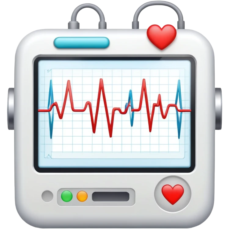 electrocardiogram emoji