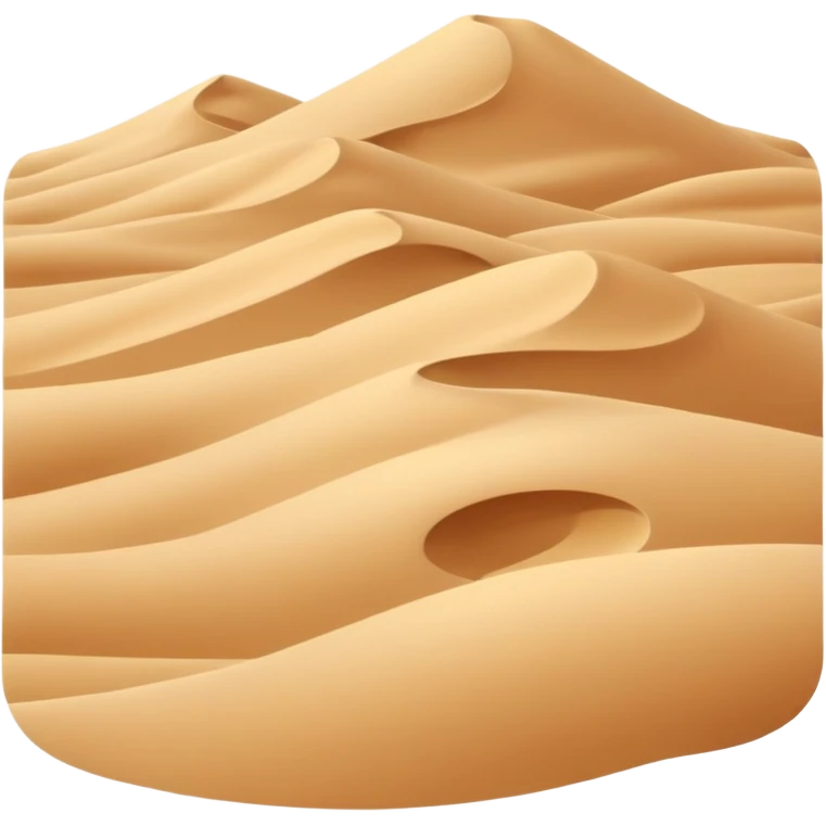 Desert dunes emoji