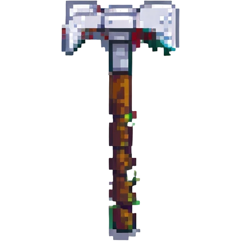 a pickaxe, pixel art style emoji