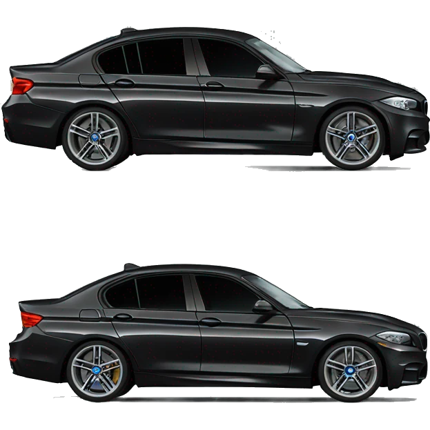 Bmw f10 black  emoji