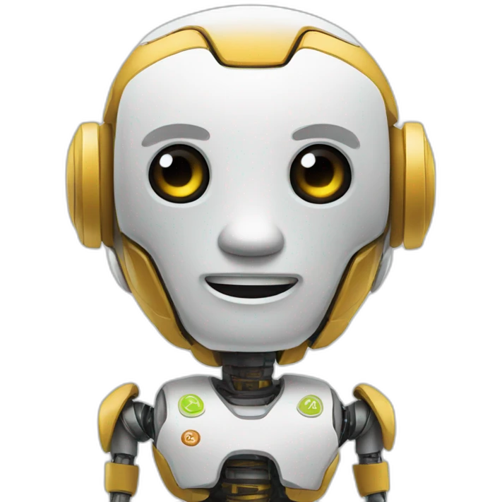AI financial ROBOT emoji