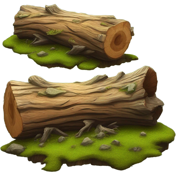 A masive log emoji