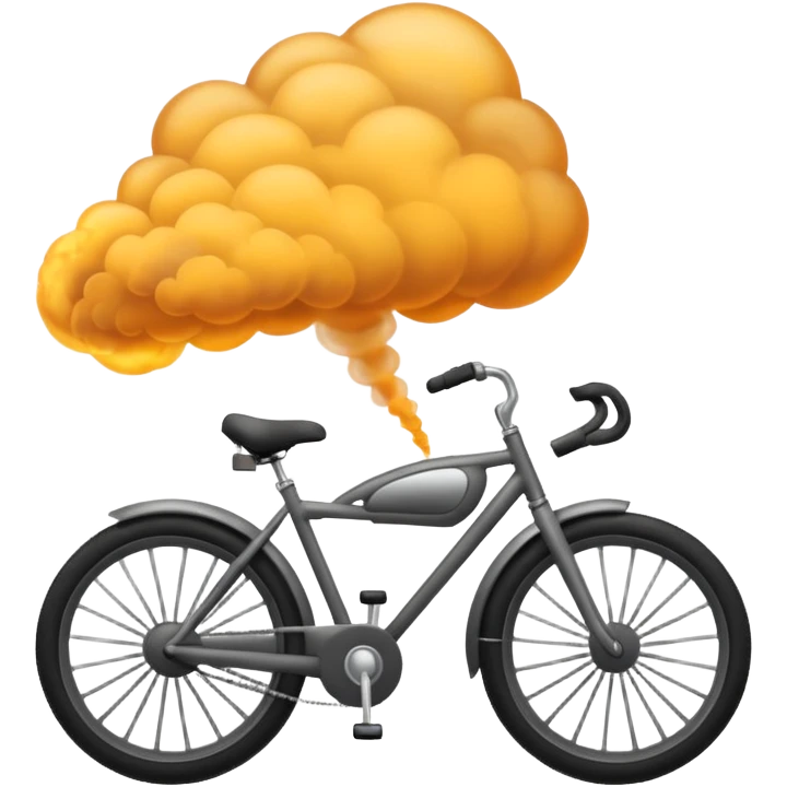 vehile pollution bike or car or lorry emoji