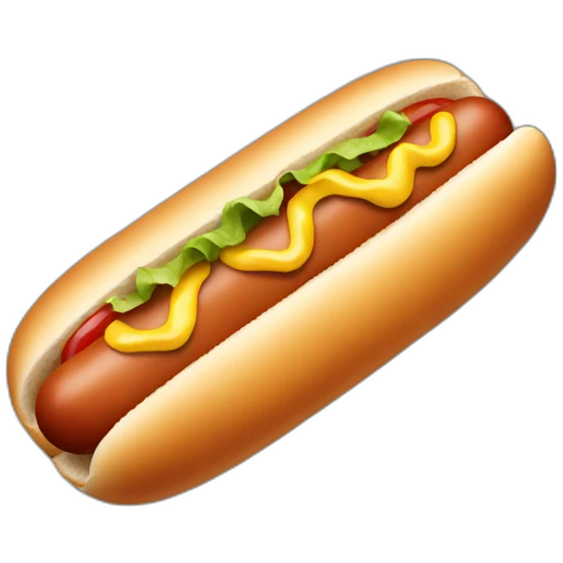 hot dog emoji