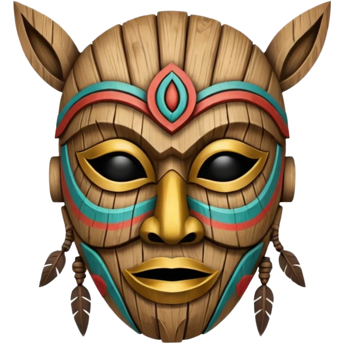 tribal mask emoji
