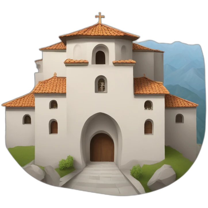 monastery in moumtain emoji