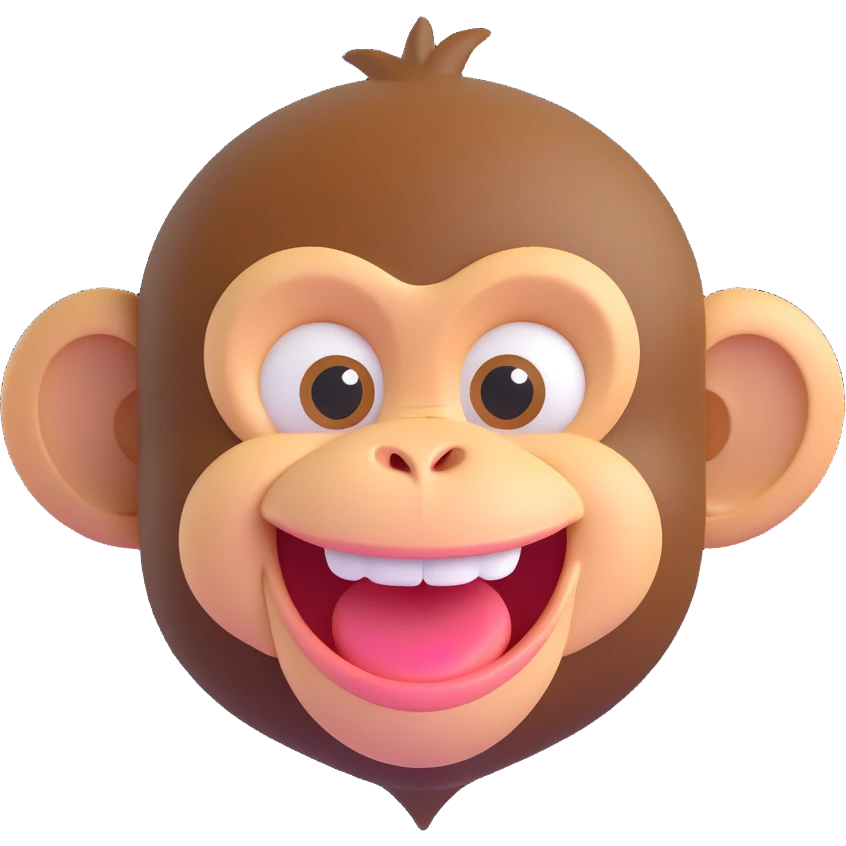 Monkey laugh  emoji