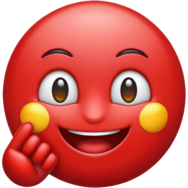 Red mon emoji  emoji