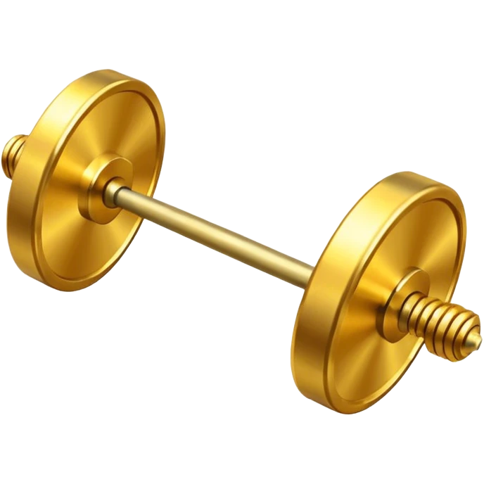 Golden Barbell emoji