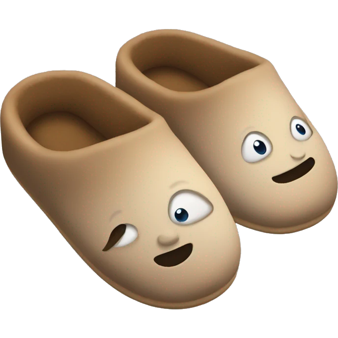 comtrable slippers emoji