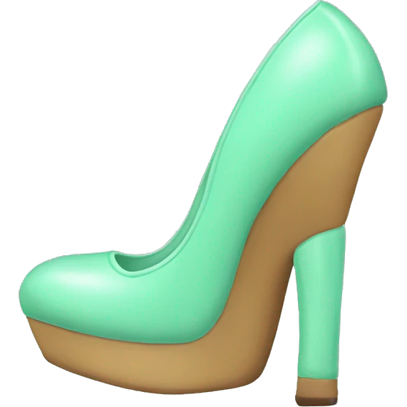 mint heel emoji