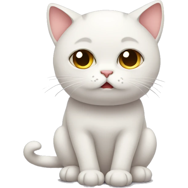 Sad cat emoji
